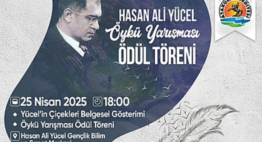 Atakum'da Hasan Ali Yücel Öykü Yarışması Ödülleri Sahiplerini Buluyor