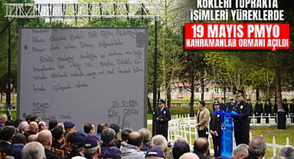 Kökleri Toprakta, İsimleri Yüreklerde: 19 Mayıs PMYO Kahramanlar Ormanı Açıldı