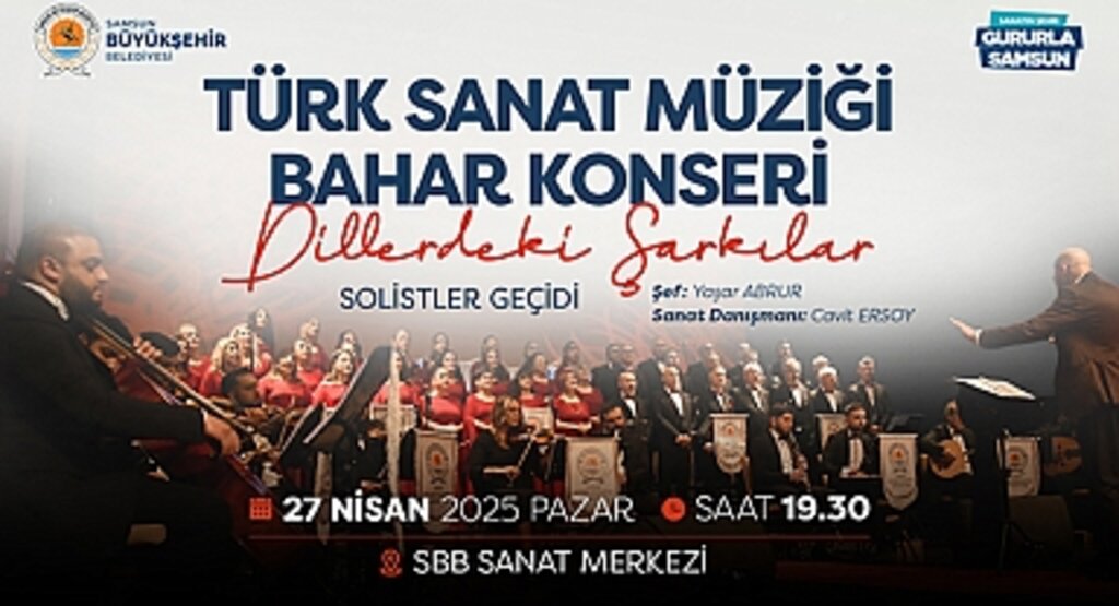 Samsun'da 27 Nisan'da Sanat Rüzgarı Esecek: Tiyatro ve Konser Bir Arada