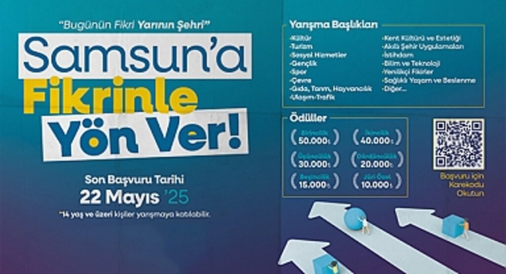 Samsun'un Geleceği İçin Fikir Yarışması Başladı!