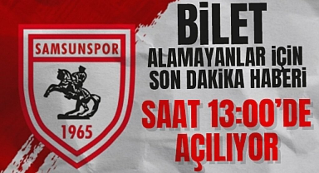 Samsunspor'dan Taraftarlarına Müjde: Tampon Bölge Koltukları Satışa Açılıyor!