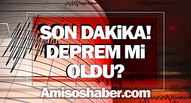 Marmara Denizi'nde 6.2 Büyüklüğünde Deprem! Samsun'dan da Hissedildi