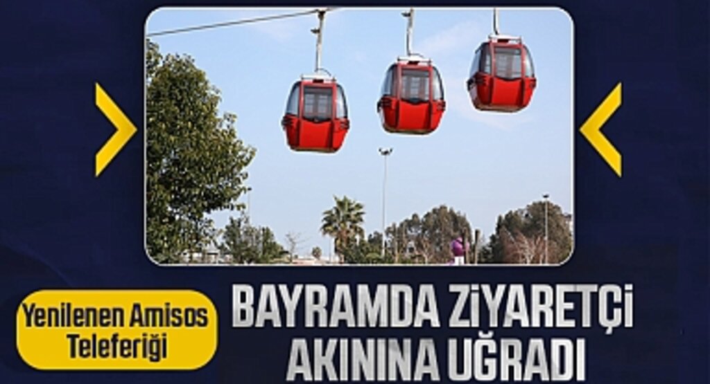 Yenilenen Amisos Teleferiği Bayramda Ziyaretçi Akınına Uğradı