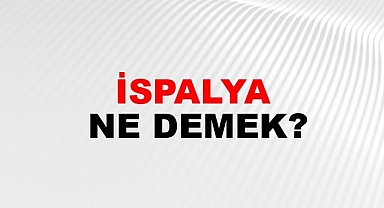 İspalya Ne Demek? Anlamı, Kökeni ve Günümüzdeki Kullanımı