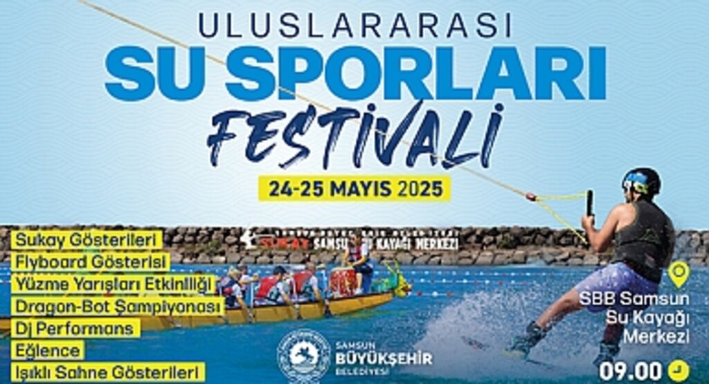 Samsun’da Su Sporları Şöleni Başlıyor: Uluslararası Festival Nefes Kesecek