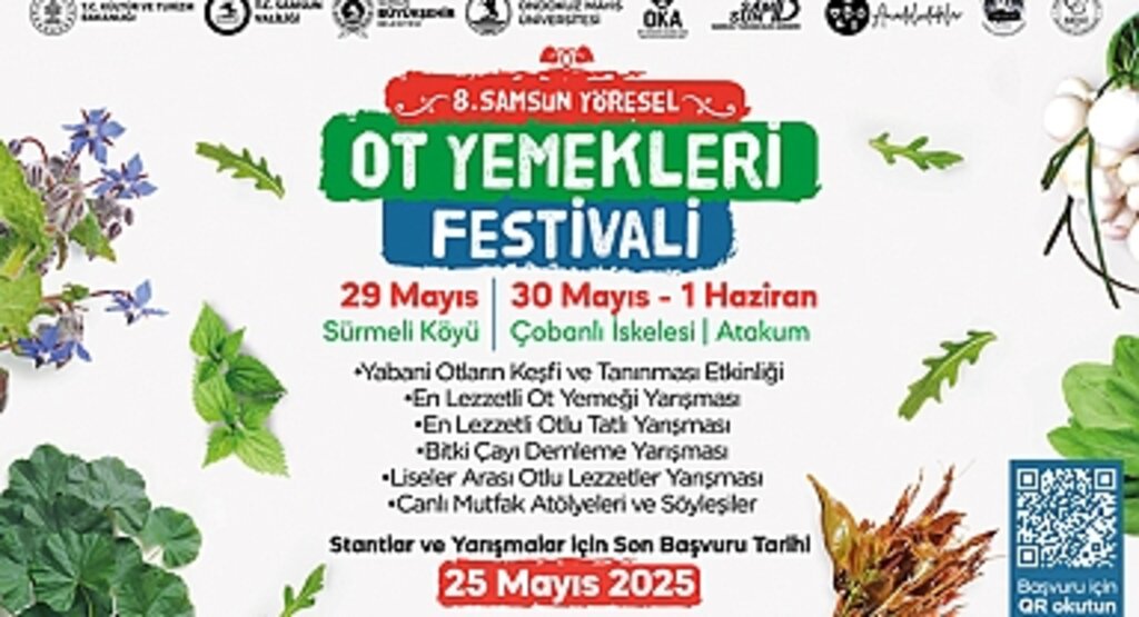 Samsun’un Lezzet Baharı: 8. Yöresel Ot Yemekleri Festivali Başlıyor