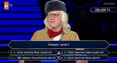 Kim Milyoner Olmak İster'de 300 Bin TL'lik Soruya Müthiş Yanıt! Çift Jokerle Geldi, İlk Hakkında Bildi