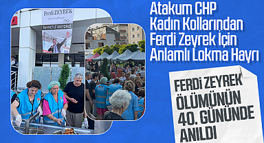 Atakum CHP Kadın Kollarından Ferdi Zeyrek İçin Anlamlı Lokma Hayrı
