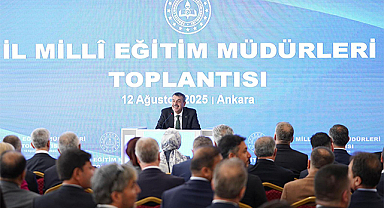 Bakan Yusuf Tekin, 81 İlin Millî Eğitim Müdürüyle 2025-2026 Eğitim Yılı Hazırlık Toplantısında Buluştu