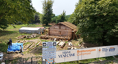 Büyükşehir, Tarihi Terme Yeni Cami’de Restorasyon Çalışmalarına Devam Ediyor