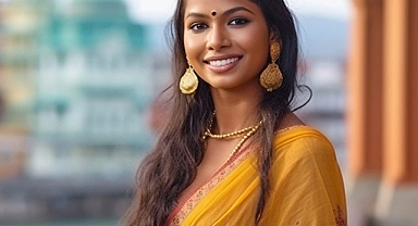 Bindi Nedir? Hint Kadınlarının Kaş Ortasındaki Kırmızı Noktanın Anlamı
