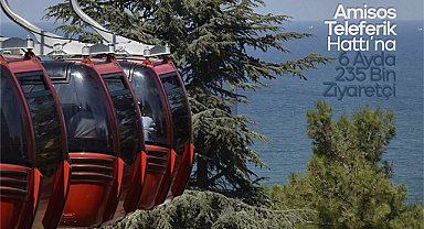Modernize Edilen Amisos Teleferik Hattı Turistlerin Uğrak Noktası Oldu