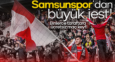 Samsunspor’dan büyük jest! Binlerce taraftara ücretsiz maç keyfi