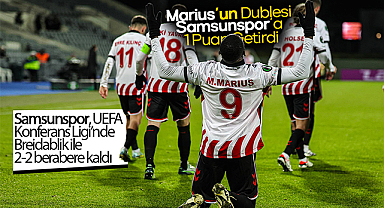 Marius'un Dublesi Samsunspor'a 1 Puan Getirdi