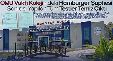 OMÜ Vakfı Koleji’ndeki Hamburger Şüphesi Sonrası Yapılan Tüm Testler Temiz Çıktı