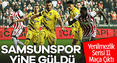 Samsunspor Eyüpspor'u Devirdi: Yenilmezlik Serisi 11 Maça Çıktı