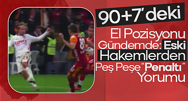 90+7’deki El Pozisyonu Gündemde: Eski Hakemlerden Peş Peşe “Penaltı” Yorumu