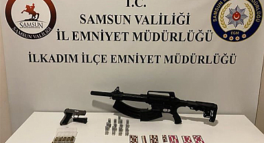 İlkadım’da Polis Uygulamasında Cephanelik Gibi Yakalama