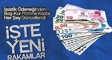 İşsizlik Ödeneğinden Bağ-Kur Primine Kadar Her Şey Güncellendi: İşte Yeni Rakamlar
