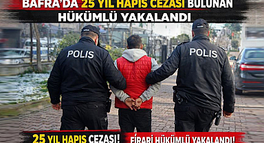 Bafra’da Kasten Öldürme Suçundan Aranan Hükümlü Yakayı Ele Verdi