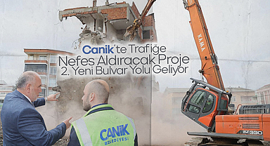 Canik’te Trafiğe Nefes Aldıracak Proje: 2. Yeni Bulvar Yolu Geliyor