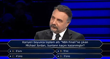 Milyoner'de Efsanevi Basketbol Sorusu: Michael Jordan'ın Final Rekoru Nedir?