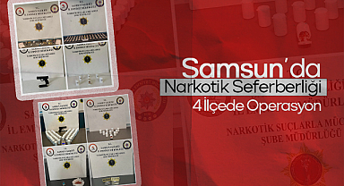 Narkotik Ekipleri Samsun’da Sokak Satıcılarını Hedef Aldı: 2 Aranan Şahıs Yakalandı