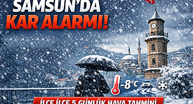 Samsun’da Kar Alarmı: Meteoroloji’den Kuvvetli Yağış ve Fırtına Uyarısı