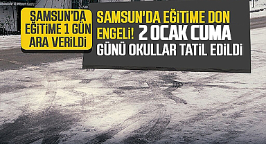 Samsun’da Kar Tatili: İl Genelinde Eğitime Bir Gün Ara Verildi
