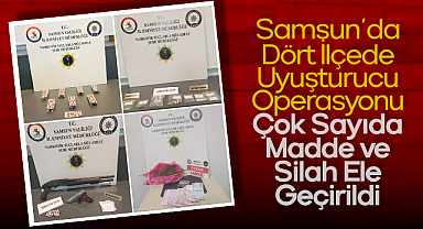 Samsun Polisi Sahada: Uyuşturucuya Yönelik Geniş Çaplı Operasyon