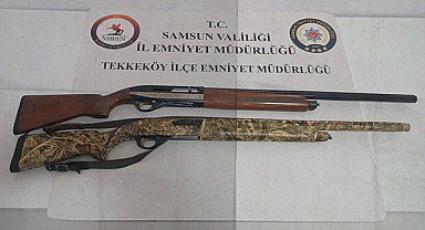 Tekkeköy İlçe Emniyetinden Gece Denetimi: Kaçak Avcılar Suçüstü Yakalandı