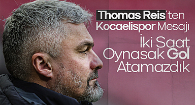 Thomas Reis'ten Kocaelispor Mesajı: İki Saat Oynasak Gol Atamazdık