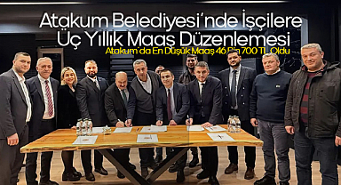 Atakum Belediyesi’nde İşçilere Üç Yıllık Maaş Düzenlemesi