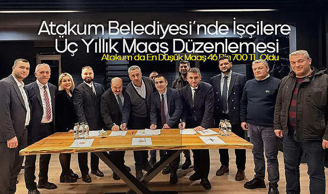 Atakum Belediyesi’nde İşçilere Üç Yıllık Maaş Düzenlemesi