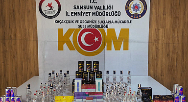 Atakum’da Kaçakçılık Operasyonu: 64 Şişe Sahte İçki ve Gıda Takviyeleri Yakalandı