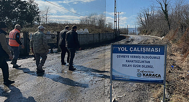 Başkan Refaettin Karaca Sahada: Kırsal Mahallelerde Beton Yol Seferberliği
