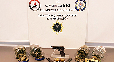 Samsun’da Polis Operasyonu: Ev ve Çatı Katında Uyuşturucu Çıktı