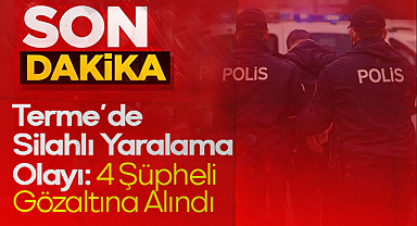 Terme'de Silahlar Konuştu: Kaçan Şüpheliler Kaza Yapınca Yakalandı