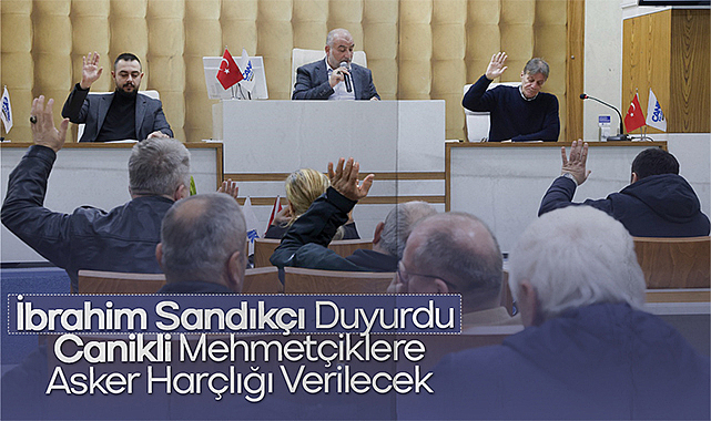 Başkan İbrahim Sandıkçı Duyurdu: Canikli Mehmetçiklere Asker Harçlığı Verilecek
