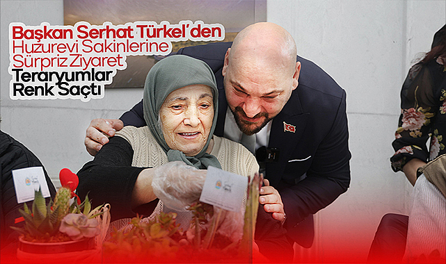 Başkan Serhat Türkel’den Huzurevi Sakinlerine Sürpriz Ziyaret: Teraryumlar Renk Saçtı