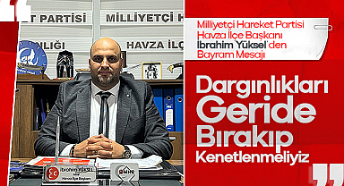 İbrahim Yüksel'den Bayram Mesajı: Dargınlıkları Geride Bırakıp Kenetlenmeliyiz