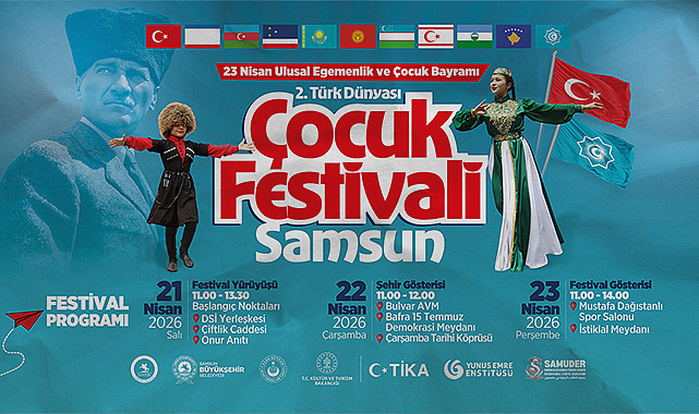 23 Nisan Heyecanı Samsun’da Zirve Yapacak: Dev Organizasyonun Detayları