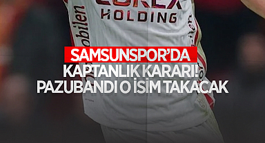 Samsunspor’da Kaptanlık Kararı! Pazubandı O İsim Takacak