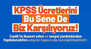 Canik Belediyesi'nden Gençlere Dev Eğitim Desteği: 2026 KPSS Başvuru Ücretleri Belediye Bütçesinden!