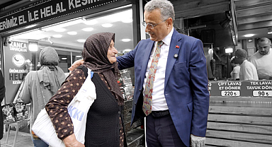 İhsan Kurnaz Çifte Hamam Caddesi Esnafıyla Bir Araya Geldi