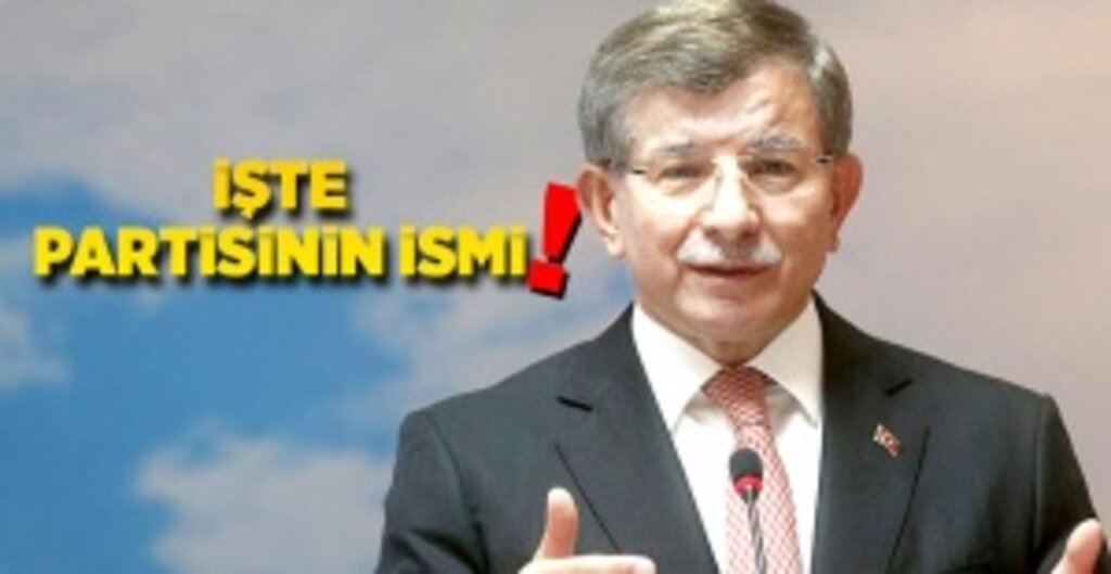 İşte Partisinin ismi!