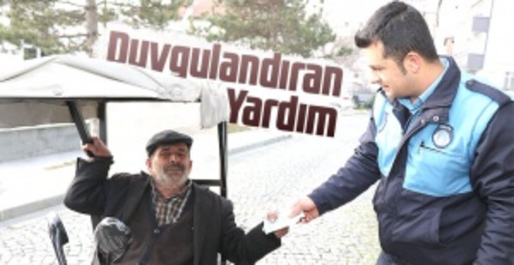 Kavak’ta Engelli Vatandaştan Depremzedelere Anlamlı Destek