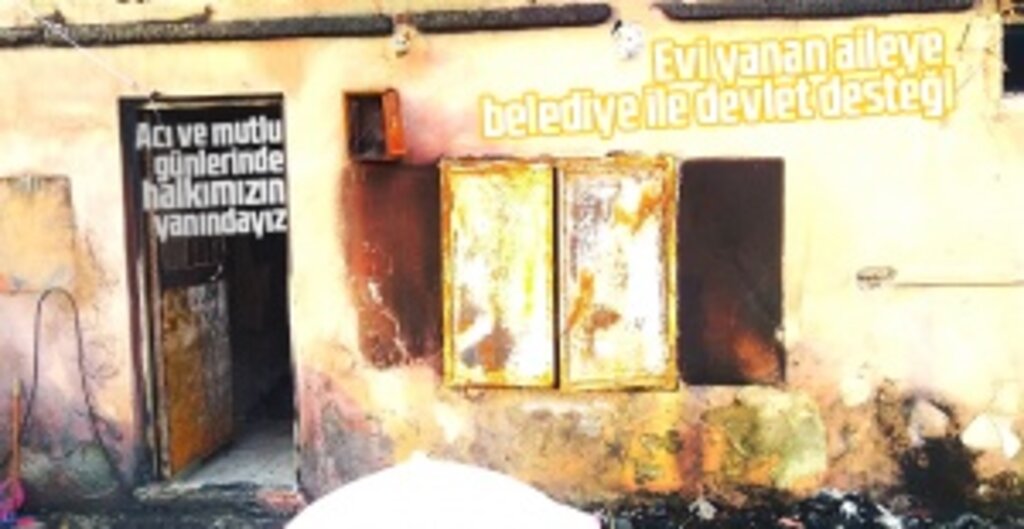 İlkadım’da Yangın Mağduru Ailenin Evi Yenilendi: Devletin Yanındayız