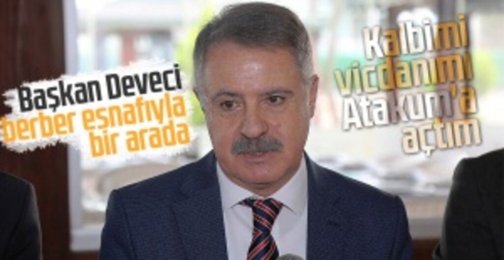 Atakum Belediye Başkanı Cemil Deveci, Berberlerle Bir Araya Gelerek Esnafın Taleplerini Dinledi