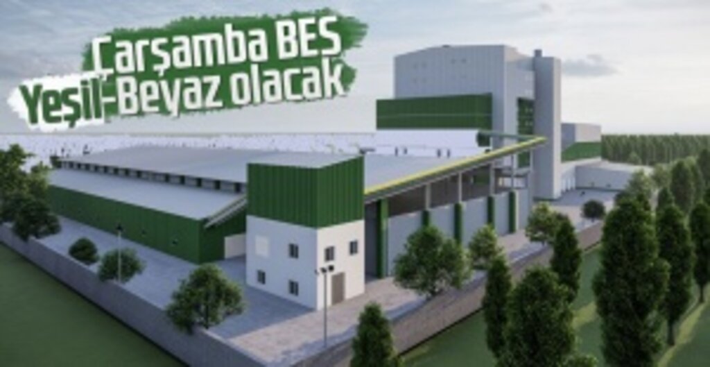Çarşamba’daki Biyokütle Enerji Santrali Yeşil-Beyaz Renklerle Giydirilecek